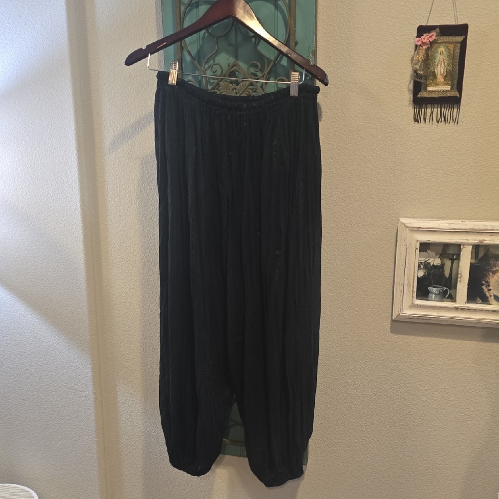 Black Harem Pants, Sarouel Pants From Turkey.